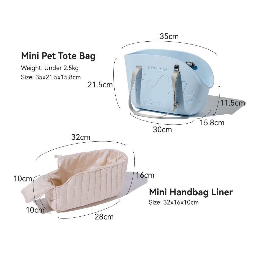 Mini Lightweight Waterproof Pet Tote Bag Carrier